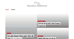Desktop Screenshot of marathon-skidefond.com